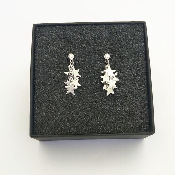 Unique Design//Multi Stars Drop Earrings - Picture 5 of 5